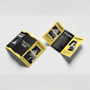 Custom 3.7” x 8.5” Tri-Fold Brochure Design